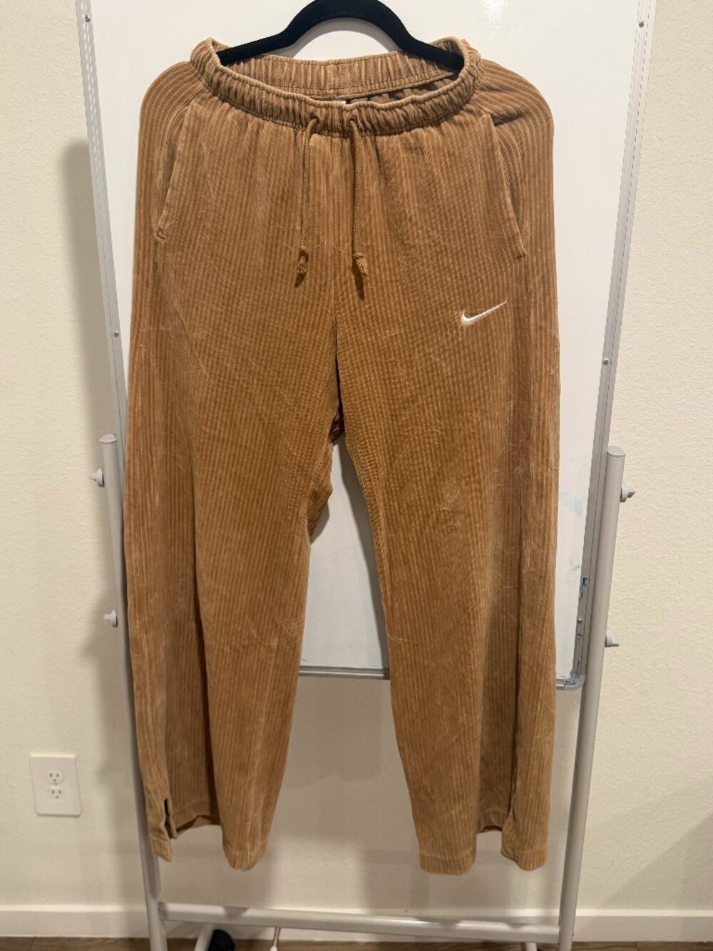 Nike Ribbed Velour Pants Size XS